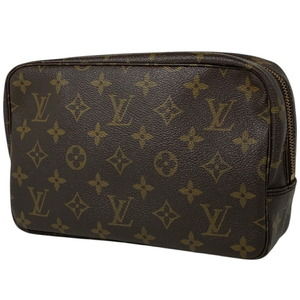 Louis Vuitton Truss Toilette Makeup Cosmetic Bag Monogram Brown